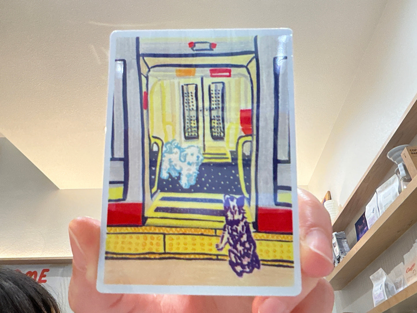 Muni train sticker