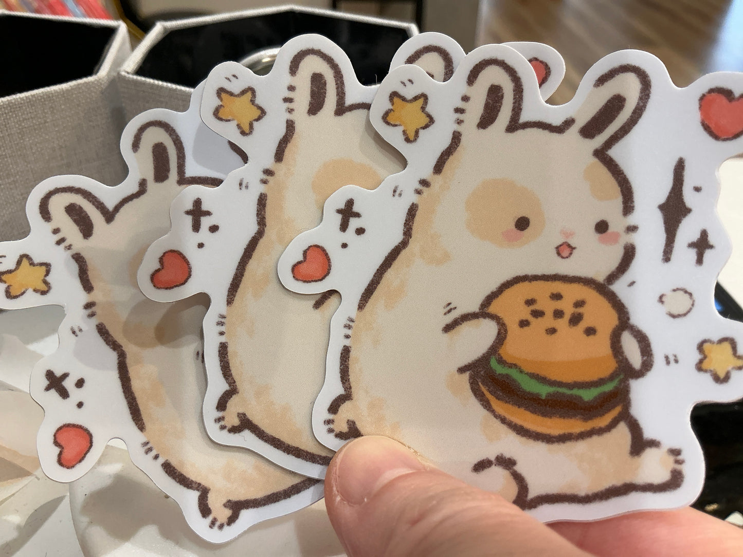 Burger Bunny Sticker