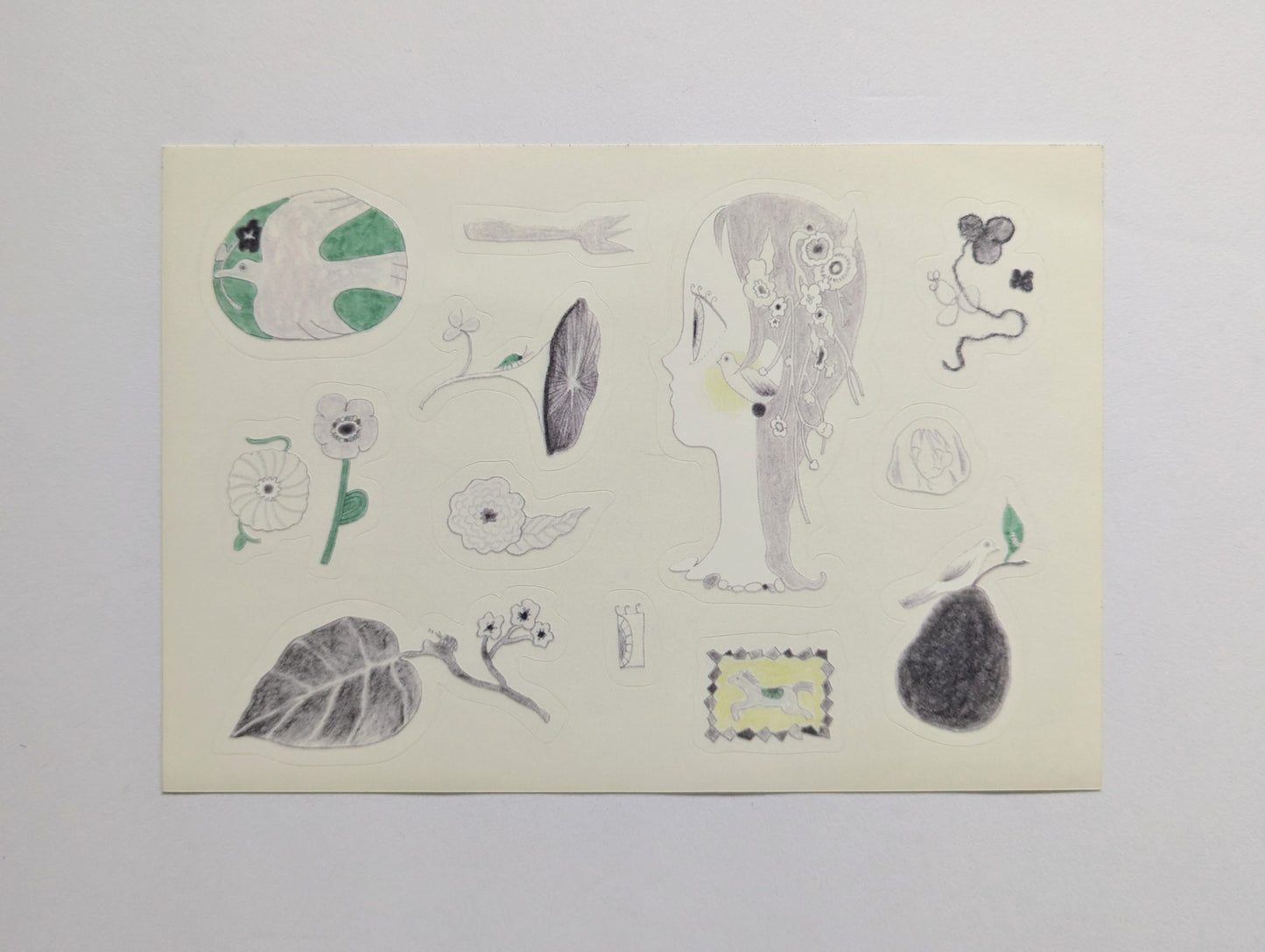 Green Mind (sticker sheet)