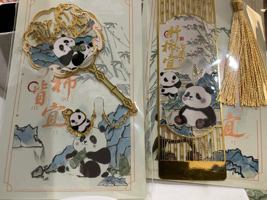 Panda bookmark熊猫书签