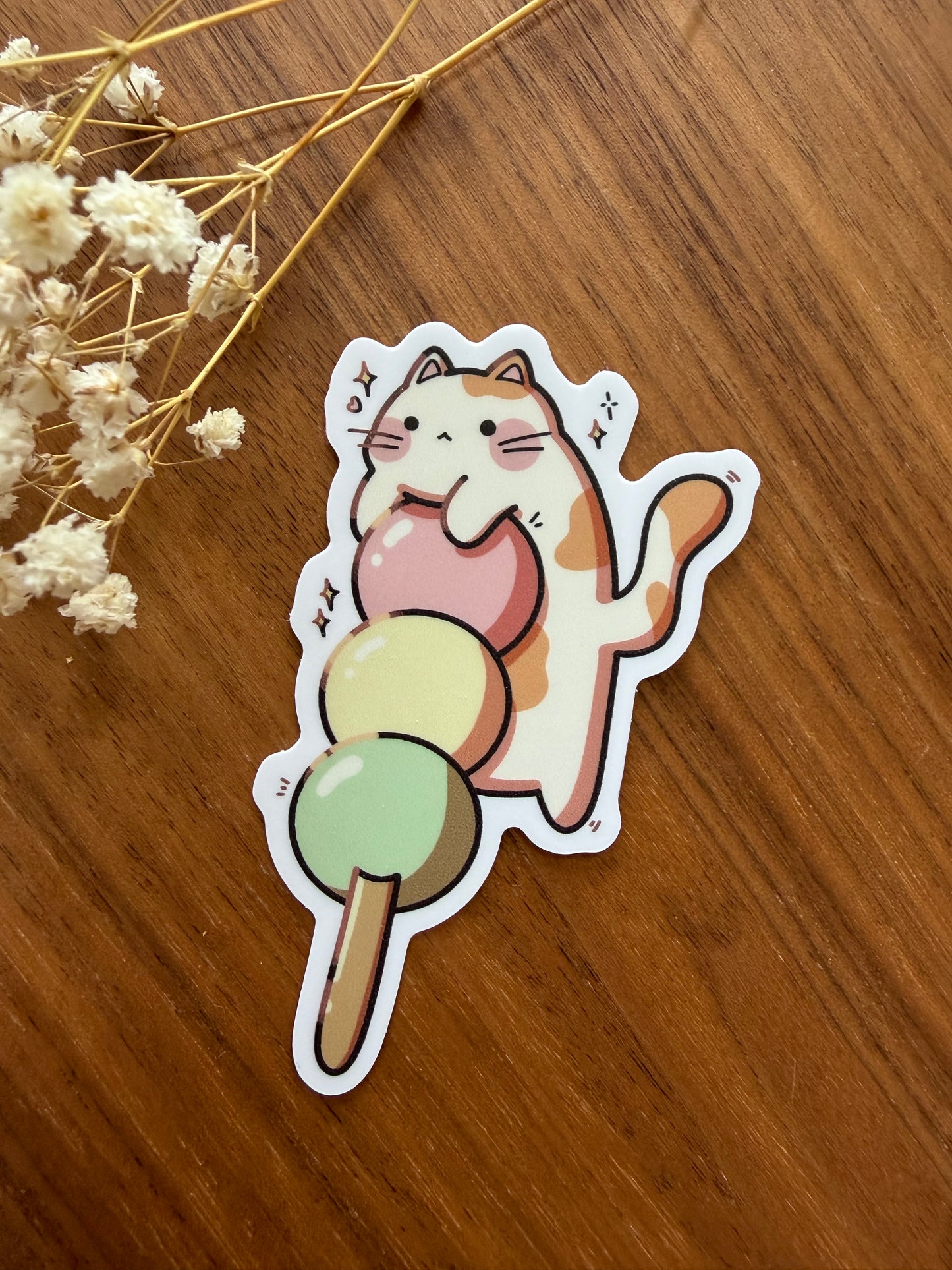 Dango Cat Sticker