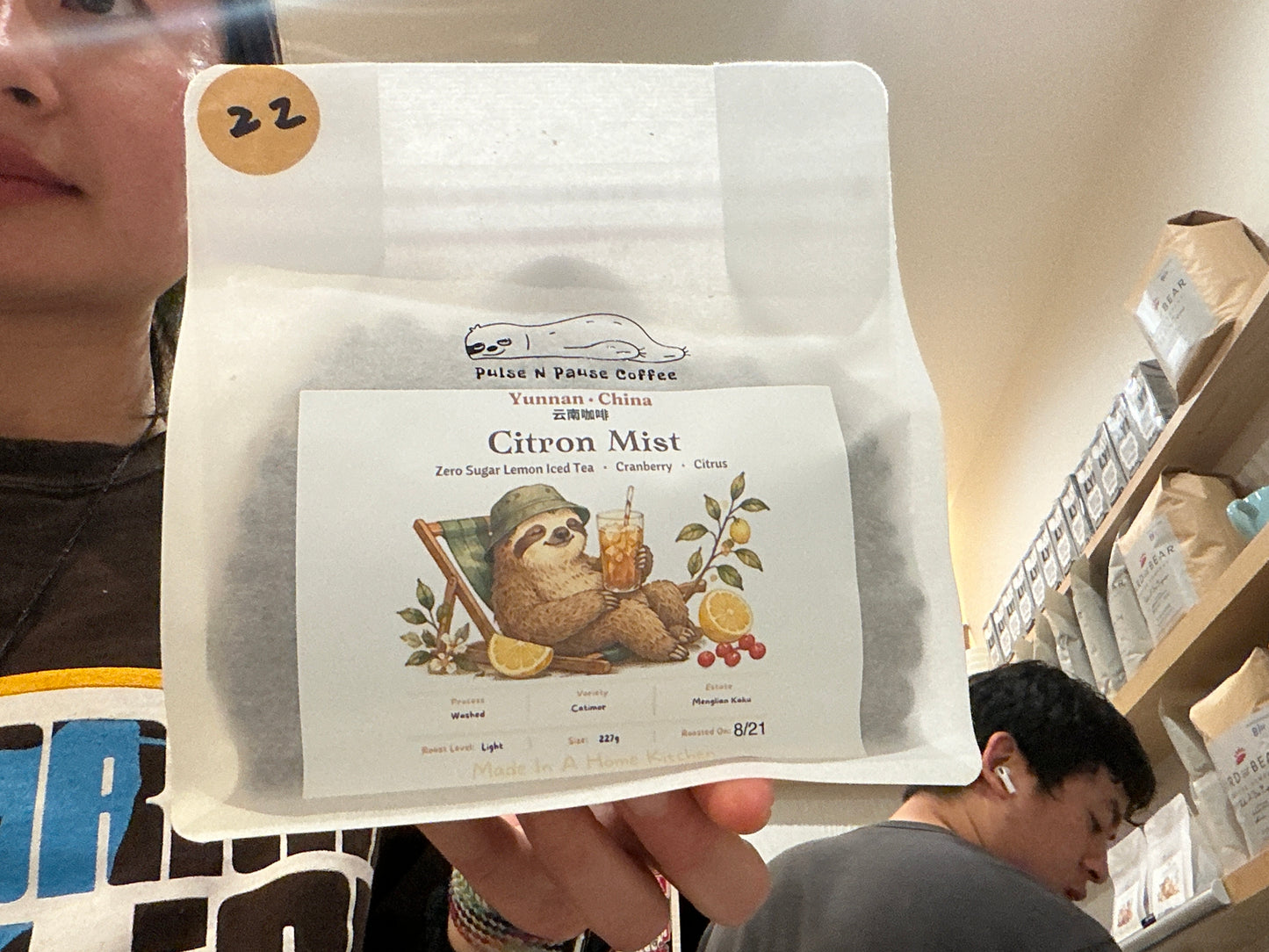 PnP Citron Mist single origin coffee beans