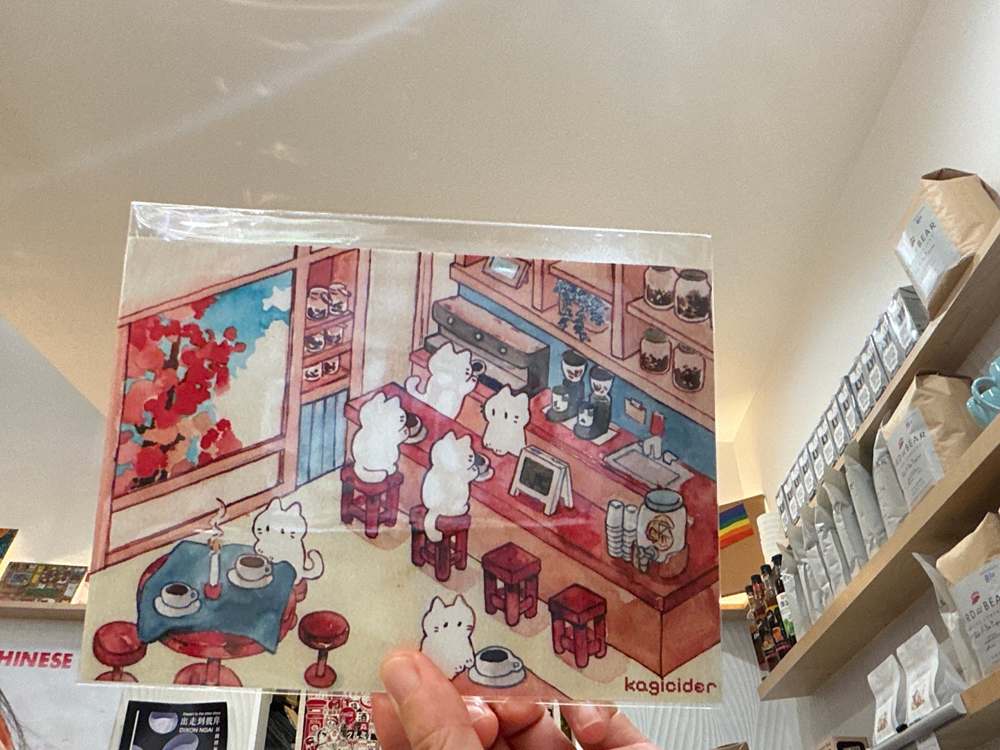 Coffee shop mini print