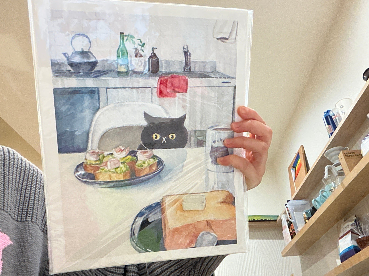 breakfast print