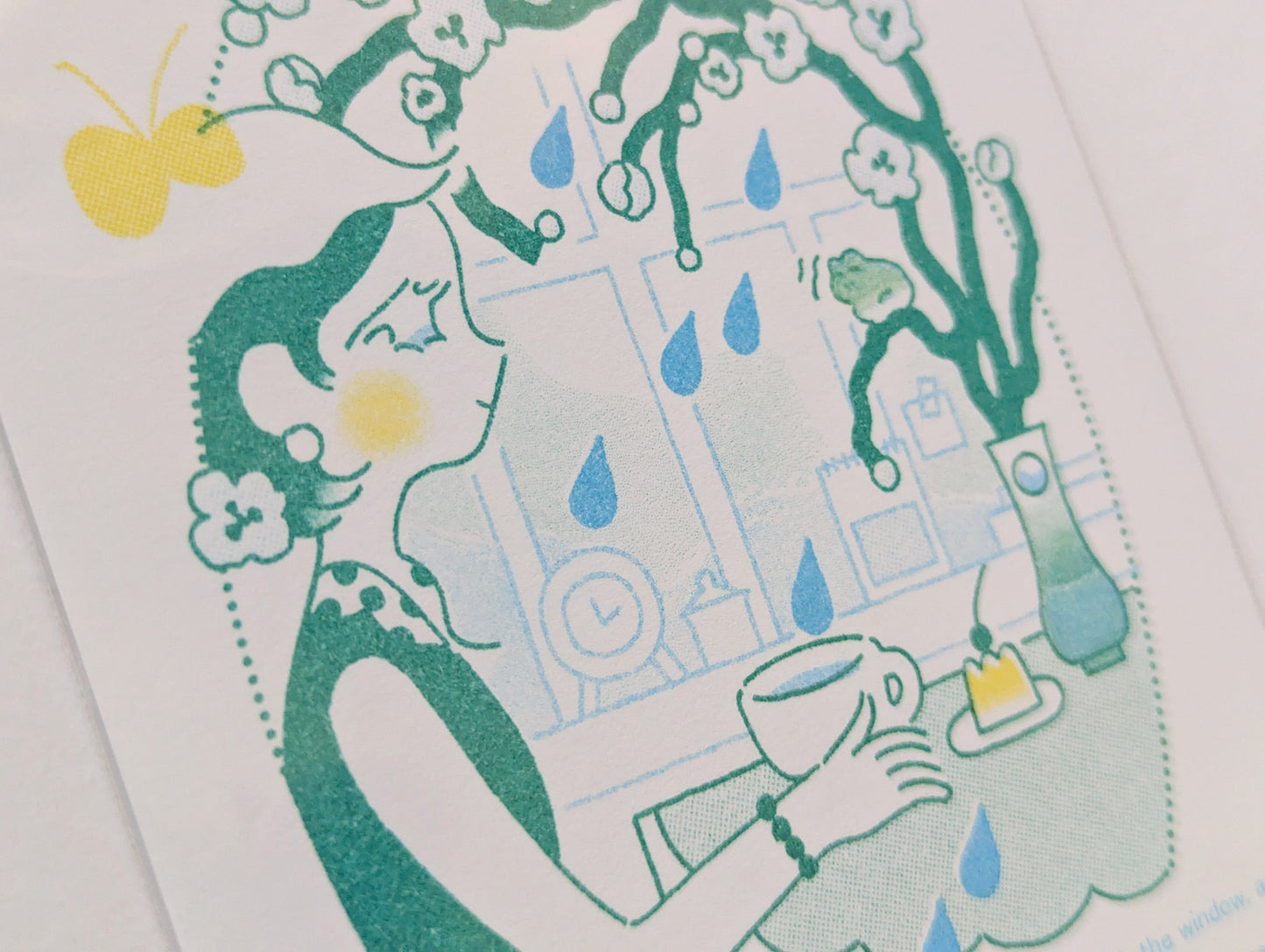Rainy Day Riso print