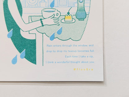 Rainy Day Riso print