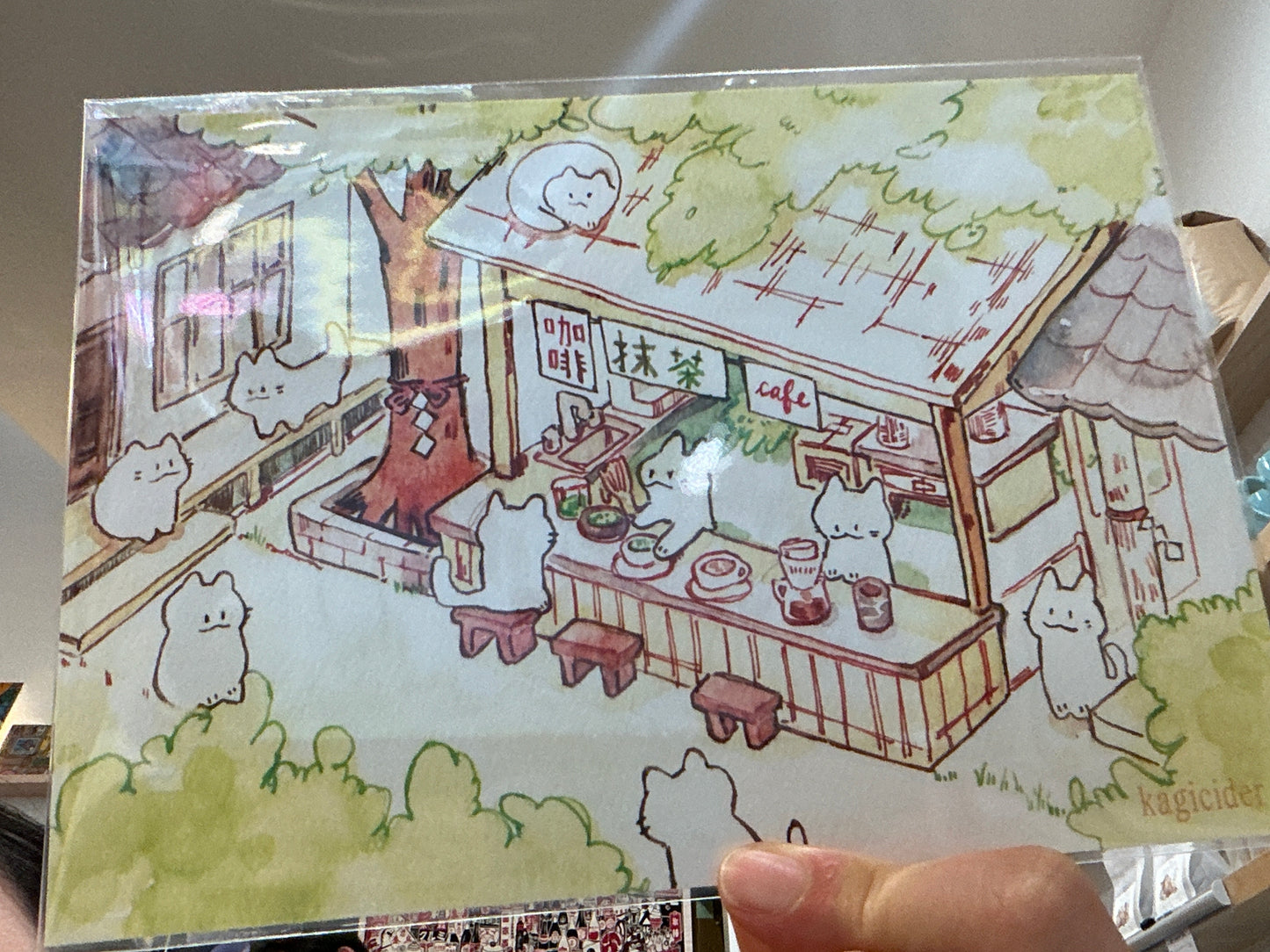 咖啡抹茶 mini print
