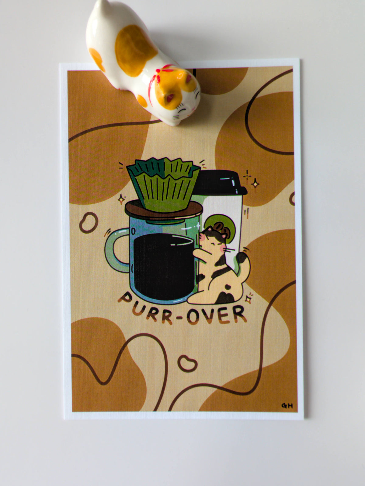 Purr-over Cat Print
