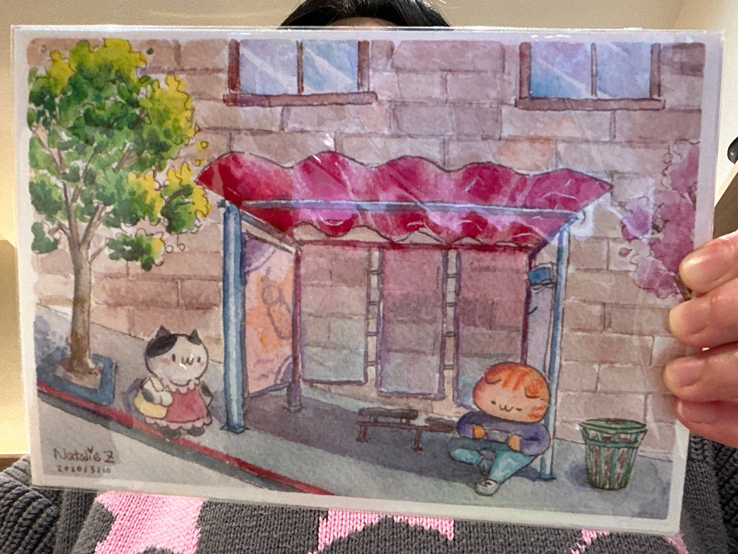 Muni bus stop print