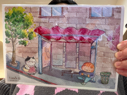 Muni bus stop print