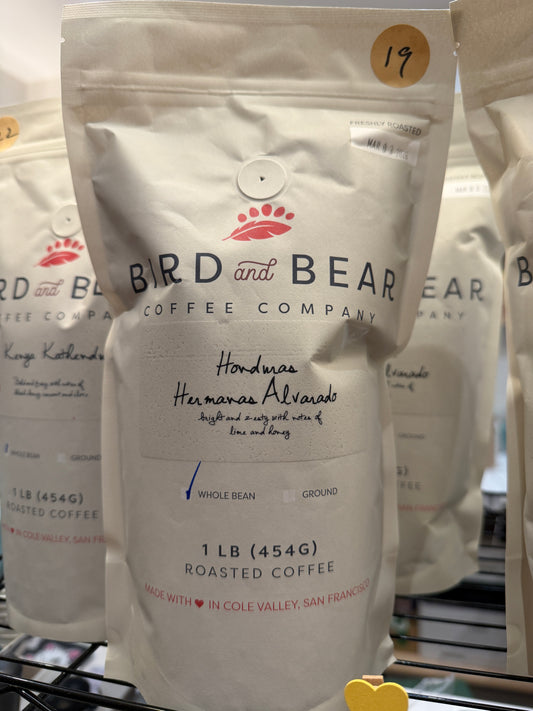 bird & bear Honduras Hermanas Alvarado coffee bean 1lb