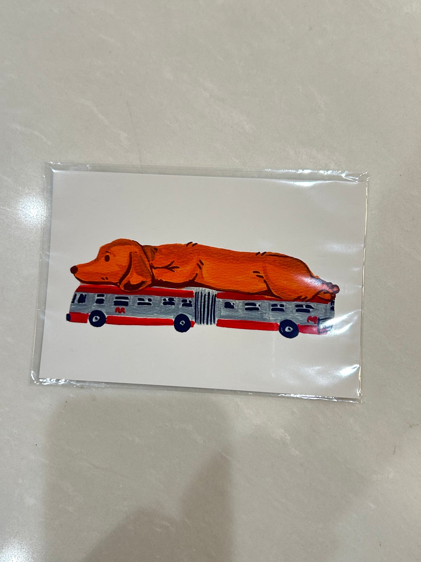 Muni prints postcards