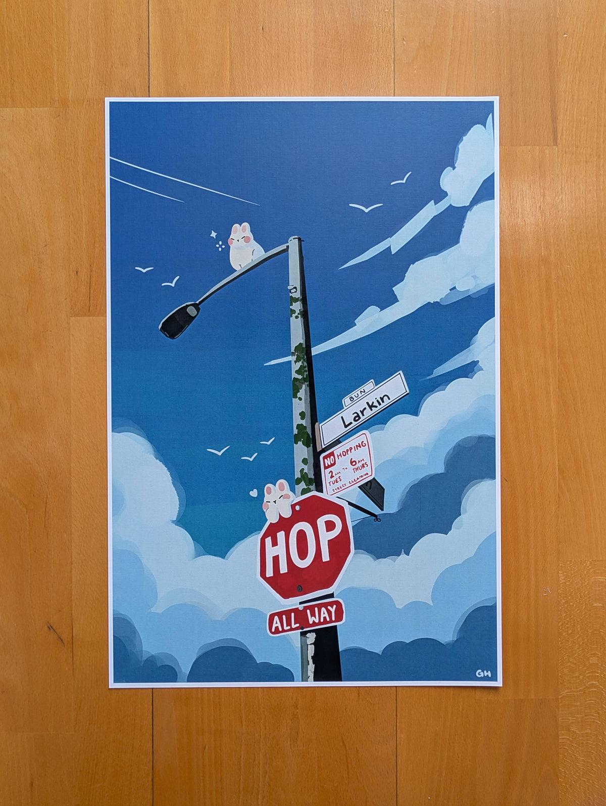 Hop Sign Print
