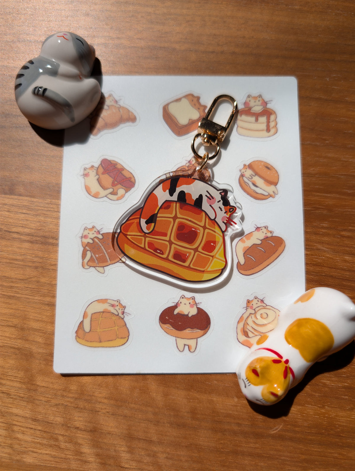 Pineapple Bun Keychain