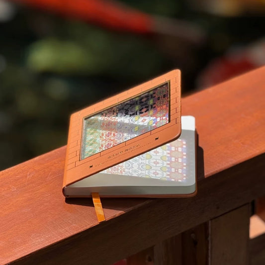 福建闽南花砖南洋旧梦盖章本笔记本